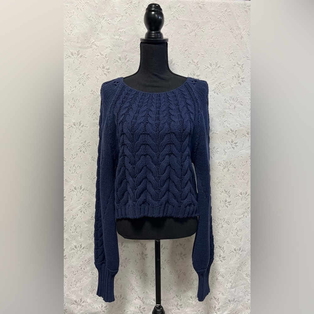 NWT Free People Navy Blue Sweater SP
